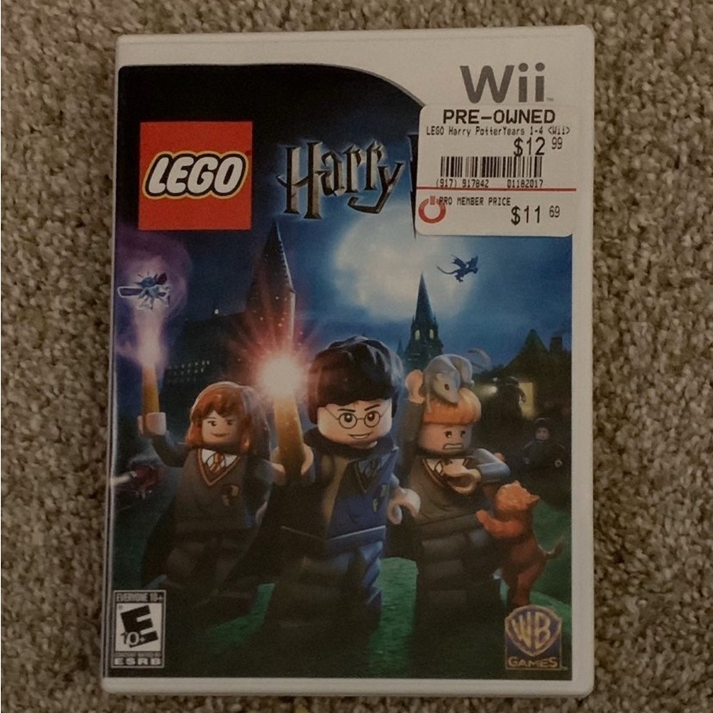 Wii Lego Harry Potter Years 1-4 Game